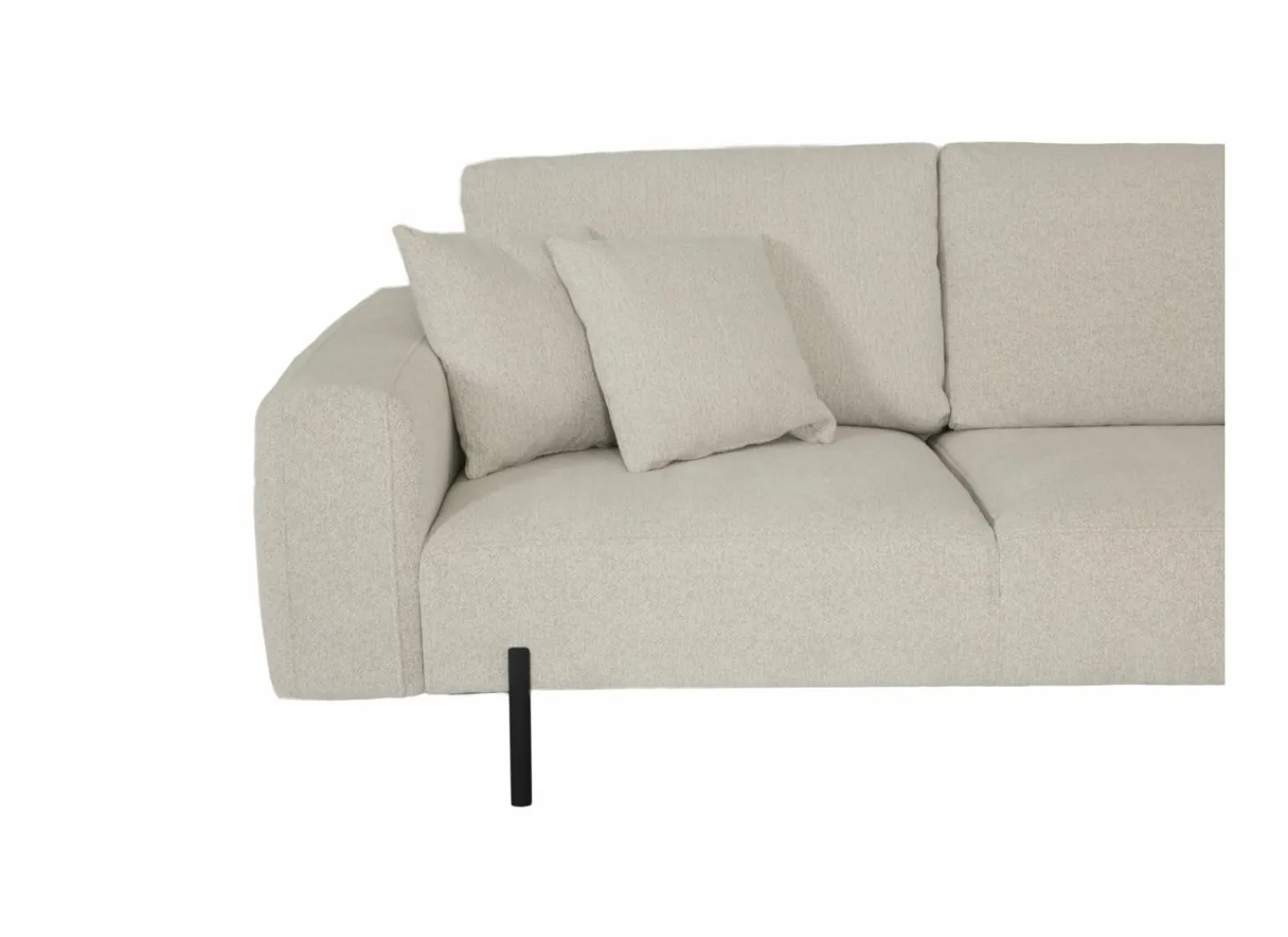 Hoeksalon Celaya 298x223cm - stof - ecru- Hoeksalons