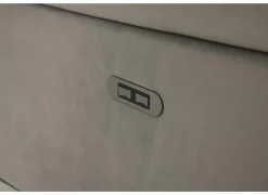 Hoeksalon Cell 295x232cm - stof - grijs met relax- Hoeksalons