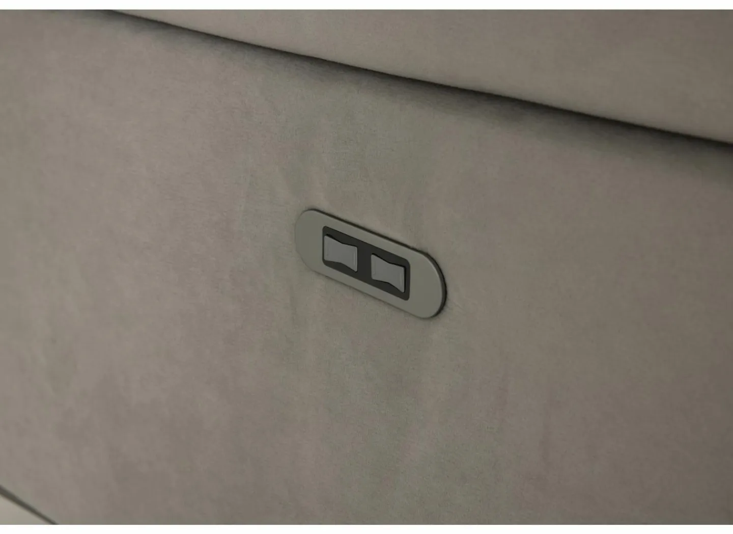 Hoeksalon Cell 295x232cm - stof - grijs met relax- Hoeksalons