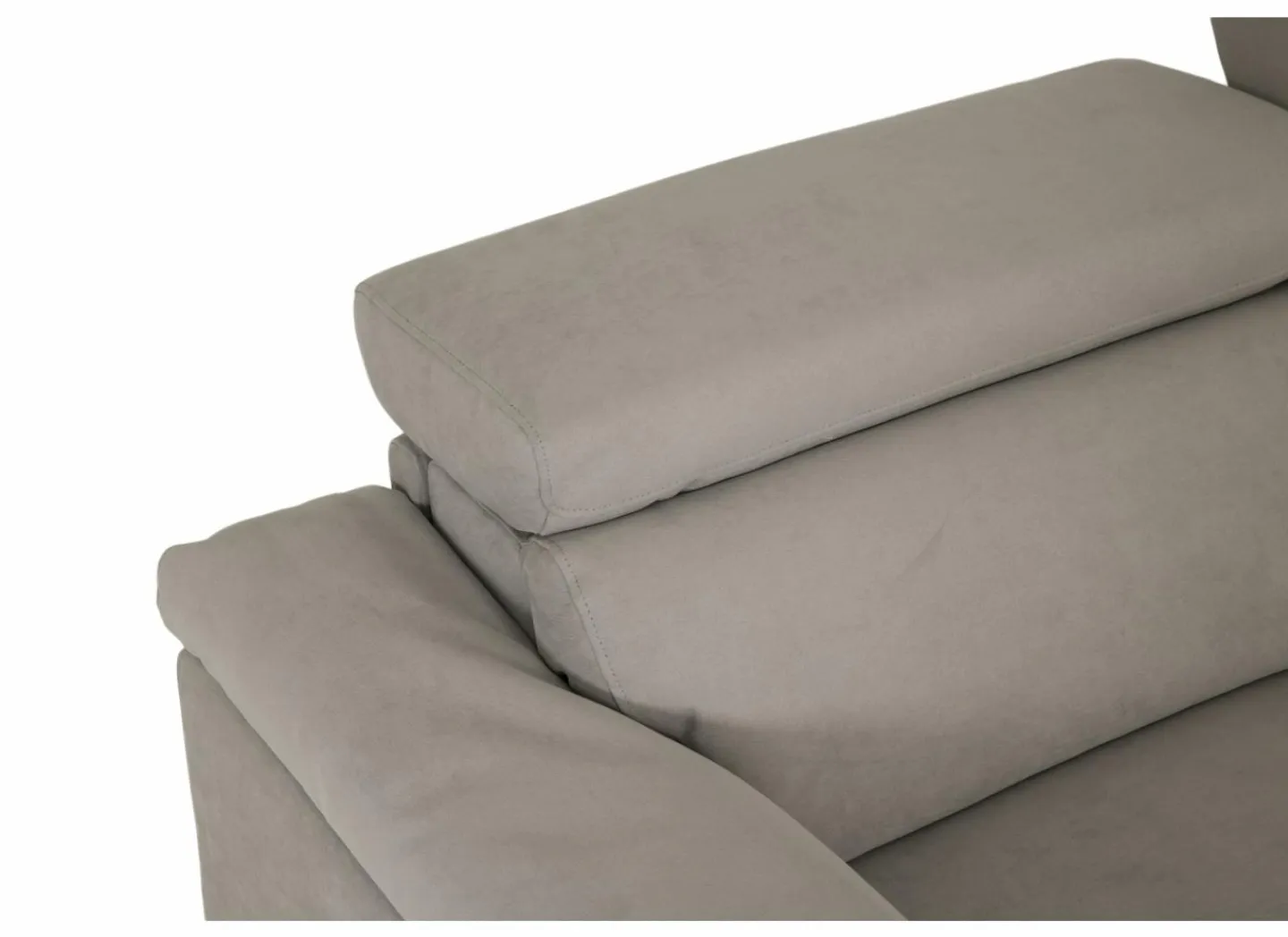 Hoeksalon Cell 295x232cm - stof - grijs met relax- Hoeksalons