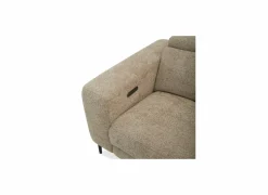 Hoeksalons|Hoeksalon Cine 277x168cm - stof - taupe met relax
