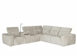 Hoeksalon Crow 334x301cm - stof - turtledove- Hoeksalons