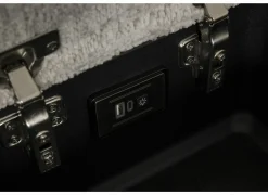 Hoeksalons|Hoeksalon Crow 334x301cm - stof - turtledove met 3 relaxen