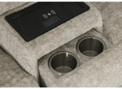 Hoeksalons|Hoeksalon Crow 334x301cm - stof - turtledove met 3 relaxen