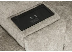 Hoeksalons|Hoeksalon Crow 334x301cm - stof - turtledove met 3 relaxen