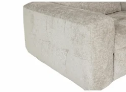 Hoeksalons|Hoeksalon Crow 301x301cm - stof - turtledove met 2 elektrische relaxen