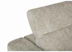 Hoeksalons|Hoeksalon Crow 301x301cm - stof - turtledove met 2 elektrische relaxen