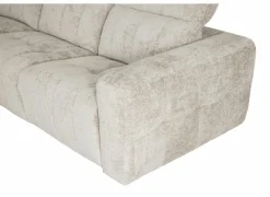 Hoeksalons|Hoeksalon Crow 301x301cm - stof - turtledove met 2 elektrische relaxen