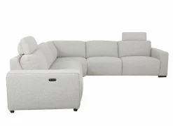 Hoeksalon Delta 300x300cm - stof - grijs met relax- Hoeksalons