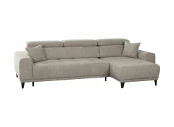 Hoeksalon Dragor 296x179cm - stof - grijs- Hoeksalons