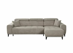 Hoeksalon Dragor 296x179cm - stof - grijs- Hoeksalons