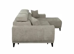 Hoeksalon Dragor 296x179cm - stof - grijs- Hoeksalons