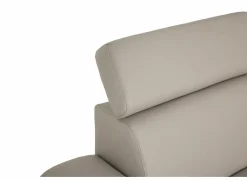 Hoeksalons|Hoeksalon Durham 304x230cm - stof - lichtgrijs met relax