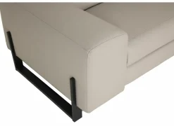 Hoeksalons|Hoeksalon Durham 304x230cm - stof - lichtgrijs met relax