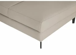 Hoeksalons|Hoeksalon Durham 304x230cm - stof - lichtgrijs met relax