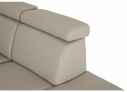 Hoeksalons|Hoeksalon Durham 304x230cm - stof - lichtgrijs met relax