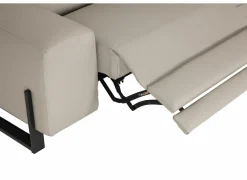 Hoeksalons|Hoeksalon Durham 304x230cm - stof - lichtgrijs met relax