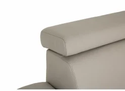 Hoeksalons|Hoeksalon Durham 304x230cm - stof - lichtgrijs met relax