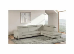 Hoeksalon Durham 298x230cm - stof - lichtgrijs- Hoeksalons