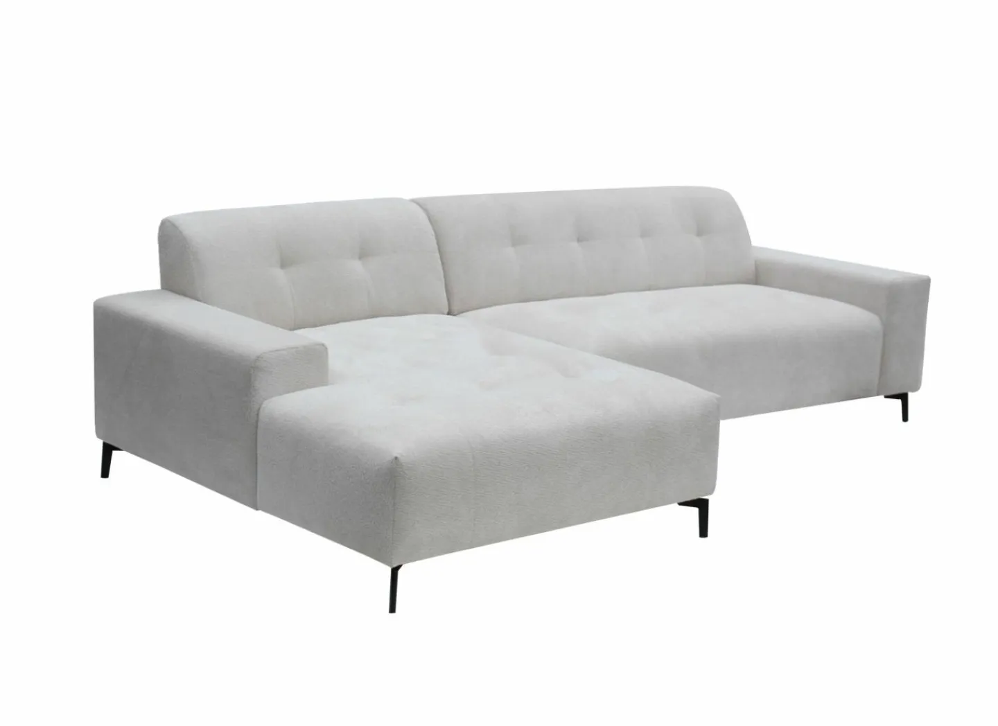 Hoeksalon Elva 292x152cm - stof - greige- Hoeksalons