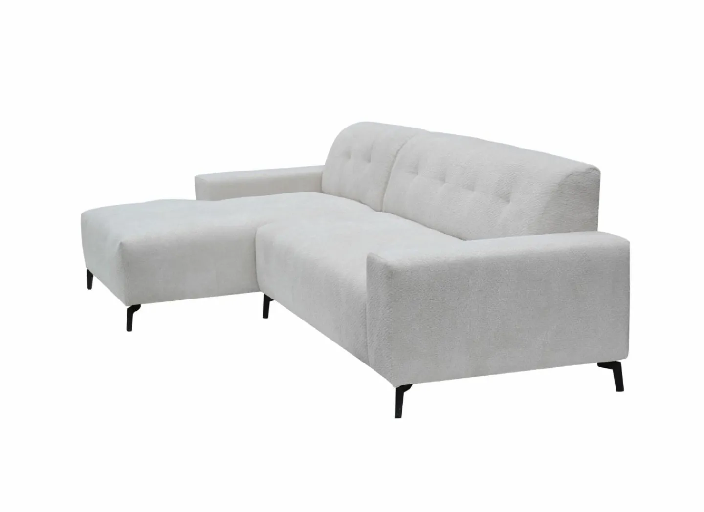 Hoeksalon Elva 292x152cm - stof - greige- Hoeksalons