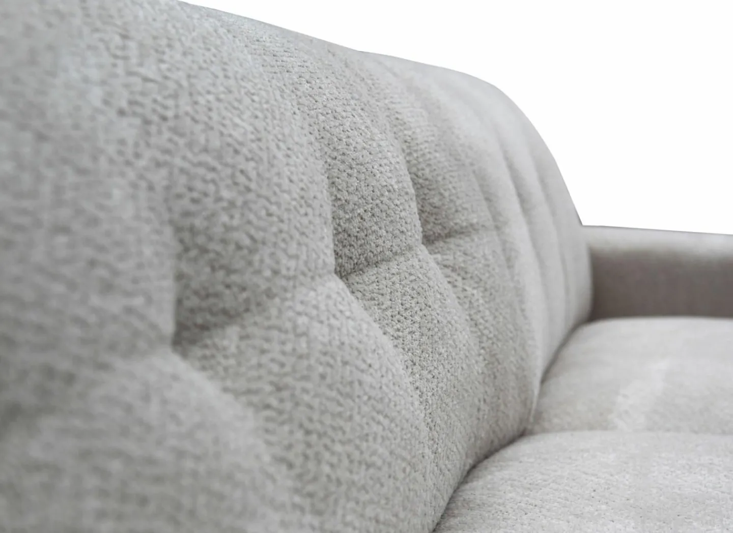 Hoeksalon Elva 292x152cm - stof - greige- Hoeksalons