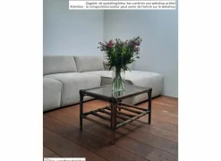 Hoeksalon Enjoy 229x161 - stof - beige- Hoeksalons