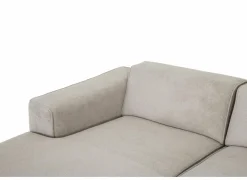 Hoeksalon Enjoy 229x161 - stof - beige- Hoeksalons