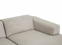 Hoeksalon Enjoy 229x161 - stof - beige- Hoeksalons