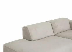 Hoeksalon Enjoy 229x161 - stof - beige- Hoeksalons