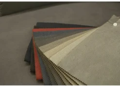 Hoeksalon Erba 376x291cm - stof - donkergrijs met relax- Hoeksalons