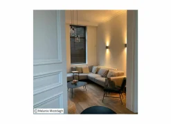 Hoeksalon Eston 284x219cm - stof - lichtgrijs- Hoeksalons