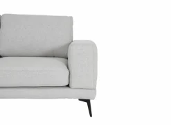 Hoeksalon Eston 284x219cm - stof - lichtgrijs- Hoeksalons