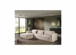 Hoeksalon Ezra 325x178cm - stof - greige- Hoeksalons