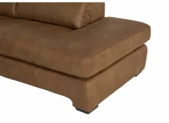 Hoeksalons|Hoeksalon Fall 271x213cm - stof -  cognac met relax