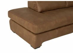 Hoeksalon Fall 213x271cm - stof - cognac- Hoeksalons