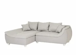 Hoeksalon Genua 250x179cm - stof - grijs- Hoeksalons