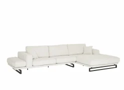 Hoeksalons|Hoeksalon Helio 393x197cm - stof - lichtbeige
