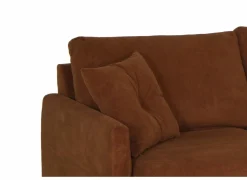 Hoeksalons|Hoeksalon Indigo 278x155cm - stof - bruin