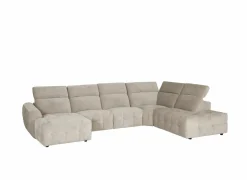 Hoeksalons|Hoeksalon Ivy 389x257cm - stof - linen met relax