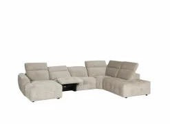 Hoeksalons|Hoeksalon Ivy 389x257cm - stof - linen met relax