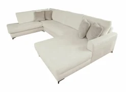 Hoeksalons|Hoeksalon Izmir 378x230cm - stof - greige