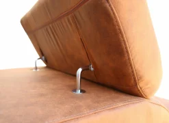 Hoeksalons|Hoeksalon Jet 295x255cm - stof - cognac