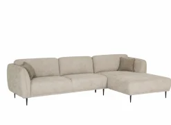 Hoeksalon Kelmis 323x178cm - stof - beige- Hoeksalons