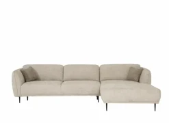 Hoeksalon Kelmis 323x178cm - stof - beige- Hoeksalons