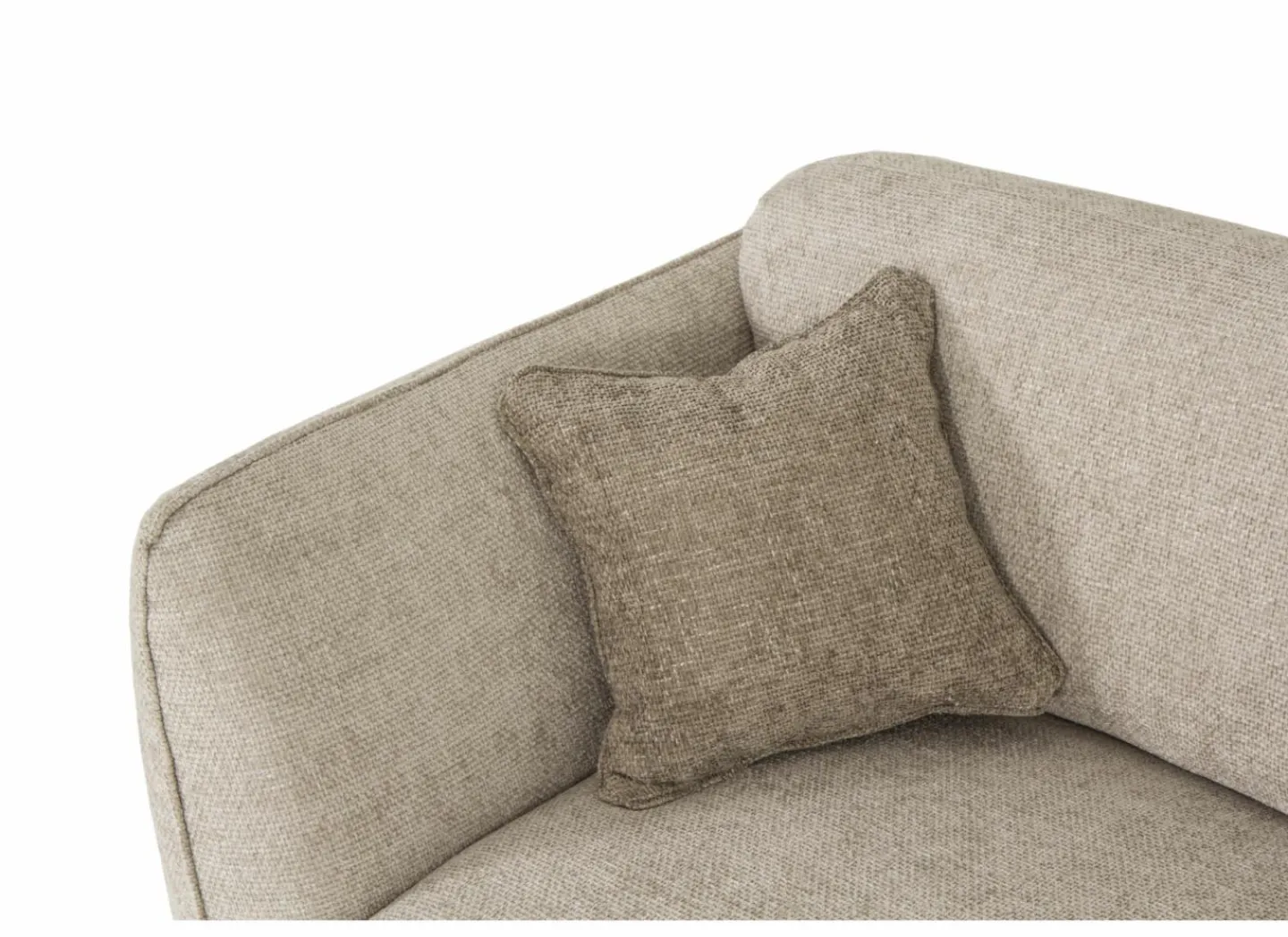 Hoeksalon Kelmis 323x178cm - stof - beige- Hoeksalons