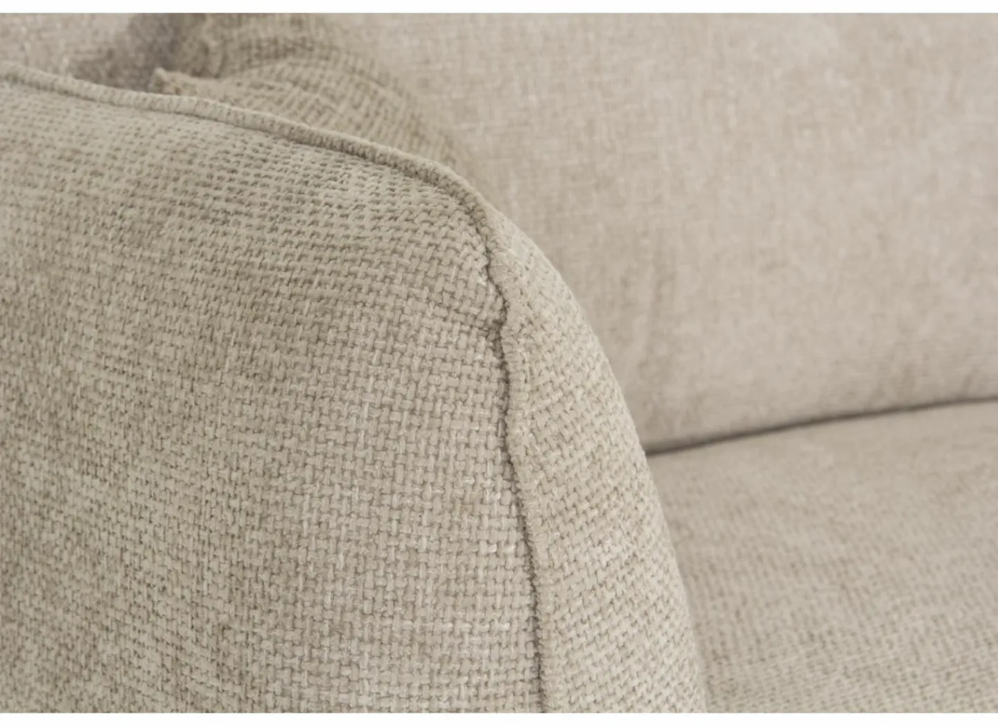 Hoeksalon Kelmis 323x178cm - stof - beige- Hoeksalons