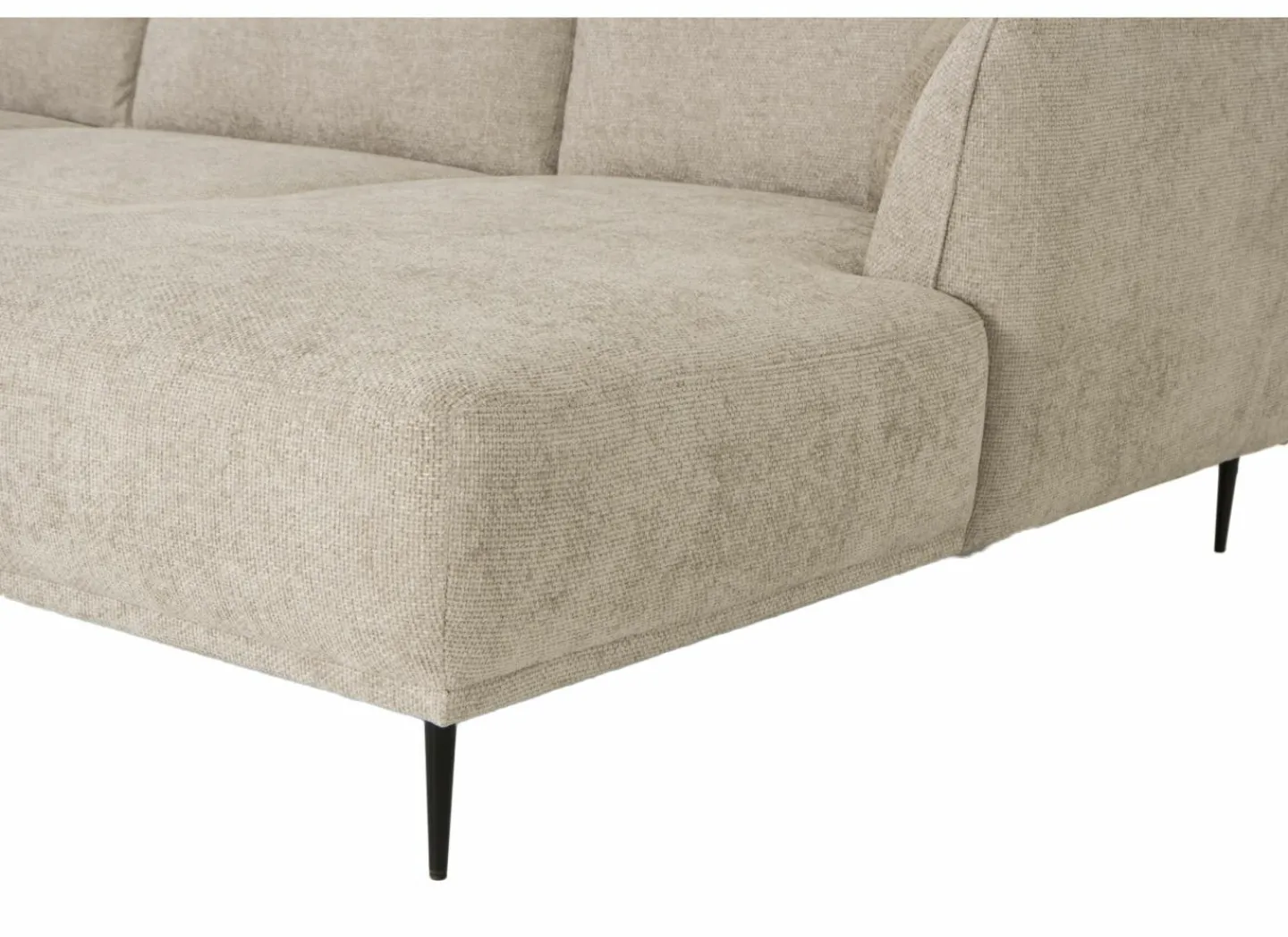 Hoeksalon Kelmis 323x178cm - stof - beige- Hoeksalons