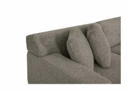 Hoeksalons|Hoeksalon Kent 390x230cm - stof - grijs