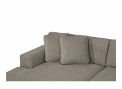 Hoeksalons|Hoeksalon Kent 390x230cm - stof - grijs